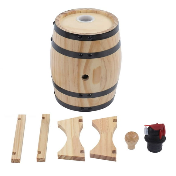 Wine Pine Barrels Self Brewed Wine Pine Aging Barrels Wooden Beer Barrels for Bar Catering Barbecue Shop