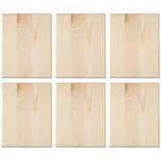 6 Pack: 14 Pine Rectangle Plaque by Make Market