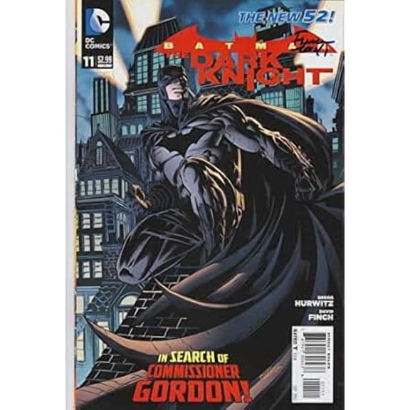 Batman Dark Knight #11 Signed by David Finch VF/NM