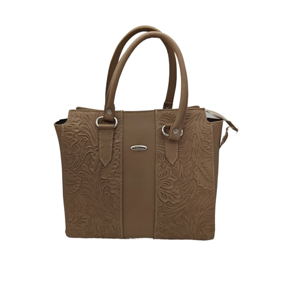 Bolso en Piel Vacuno Cincelada Fana Camila Avellana FANA BOLSOS Bolsa de Mano en Piel