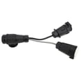thumbnail image 1 of Trailer Towing Adapter, High Security Secure Attachment Plug and Play 13 Pin To Twin 7 Pin Plug Towing Socket EU Style  for Cars Trailers Caravans RVs, 1 of 7