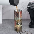thumbnail image 3 of Deer Hunting 20oz Coffee Mug Cup,Stainless Steel Thermos Water Bottle Car Cup Portable Travel, 3 of 6
