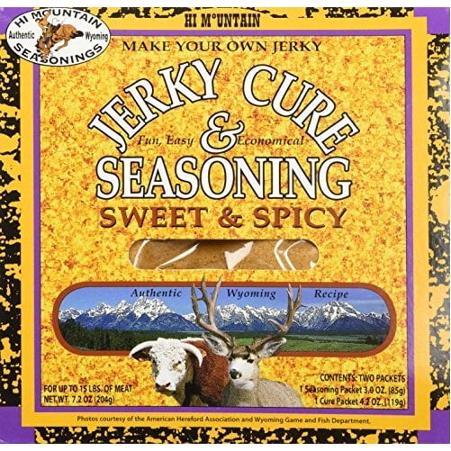 Buy Hi Mountain Seasonings Sweet & Spicy Jerky Cure & Seasoning Kit, 7.