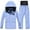 Purple, variant on Boys Girls Snowsuit Sets Waterproof Ski Jacket and Pants Insulated Snowsuit Snowboarding Coat for Kids Winter Outdoor (7 Years, Blue)