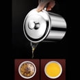 thumbnail image 6 of 1 Pc Stainless Steel Oil Storage Can, 71 fl oz Fine Mesh Strainer, Grease Container with Filter Screen, Kitchen Cooking Oil Keeper, Filtering Grease Strainer Pot with Lid for Home Kitchen, 6 of 6
