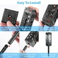 thumbnail image 7 of 8 Pack Upgraded Solar Powered Garden Lights, Automatic LED Pathway Lights Outdoor for Patio, Yard and Garden Lawn, 7 of 7