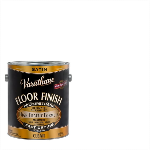 2 Pack, Clear(350 Voc), Varathane Classic Floor Finish ( Oil-Based) Satin - 214552, Gallon