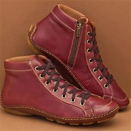 

Rdeuod Platform Boots Winter Boots Women Waterproof Snow Shoes Flat Casual Ankle Boots Plus Size Shoes Waterproof Boots For Women