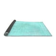 thumbnail image 2 of Ahgly Company Indoor Rectangle Solid Light Blue Modern Area Rugs, 5' x 7', 2 of 4