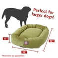 thumbnail image 5 of Majestic Pet Villa Velvet Bagel Pet Bed for Dogs, Calming Dog Bed Washable, Extra Large, Apple, 5 of 5