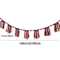thumbnail image 3 of Guirlande à Pompons Patriotique 4 Juillet Perlée Rouge Blanc Bleu Déco de Fête Rustique Bannière de Manteau de Cheminée, Suspension Facile Réutilisable Décoration de Fête pour Maison Porte Mur Porche Salon Déco de Fête, 3 of 9