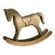 thumbnail image 5 of Caballito de madera, escultura decorativa, versátil, artesanal, ligera y artística Amarillo, 5 of 9