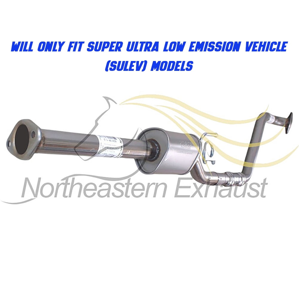 Stainless Steel Resonator Pipe & Muffler Exhaust System Kit Fits 2011-2016 Hyundai Elantra 1.8L - Direct Fit