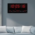 thumbnail image 4 of Large Digital Wall Clock LED Display with Day Date Large Number Display Alarm Clocks for Home/Study Room/Living Room/School, 4 of 6