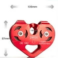 thumbnail image 2 of jinwen 24KN Rock Climbing Zip Line Rope Wire Cable Trolley Pulley, 2 of 9