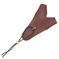 thumbnail image 4 of Archery Hand Guard Protector, 2 Finger Design Adjustable Shooting Hand Guard  For Longbows For Outdoor Brown, 4 of 8