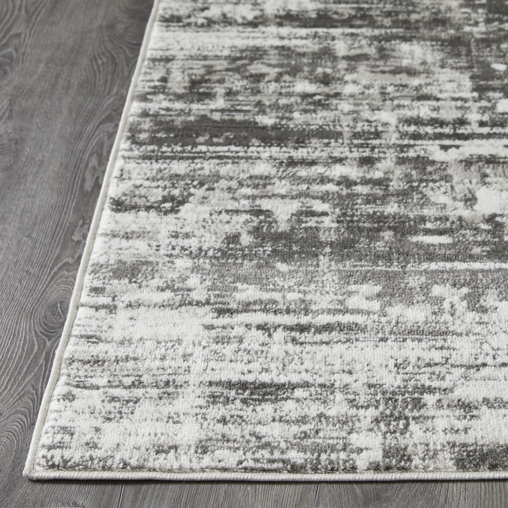 Loomaknoti Rhane Akason 5' x 7' Gray Abstract Indoor Area Rug
