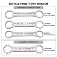 thumbnail image 2 of Bicycle Front Fork Shoulder Cap Wrench Stainless Steel Fork Cover Disassembly Remover Spanner, 2 of 8