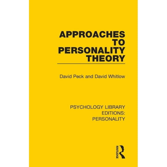 Psychology Library Editions: Personality Approaches to Personality Theory, (Paperback)