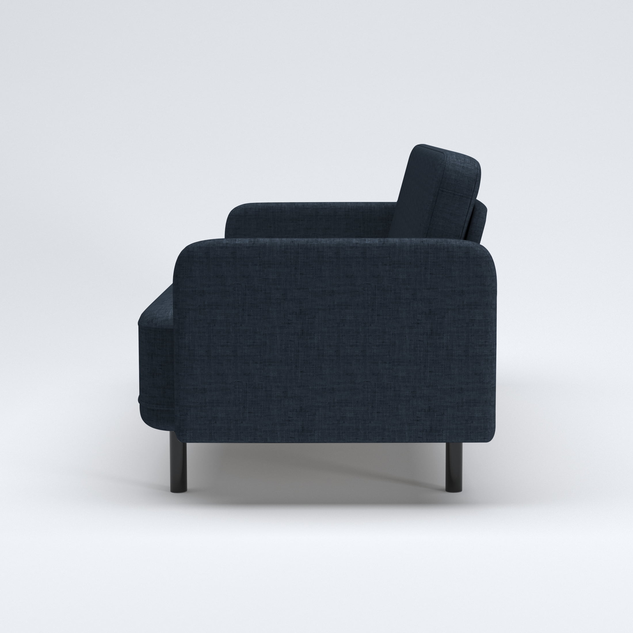 Artdeco Home Metro Loveseat - Modern Living Room Loveseat Sofa, Two-Seater Settee, Upholstered Corduroy Fabric Armchair, Love Seat Sofa Chair with Wood Legs for Bedroom/Office/Reading Spaces