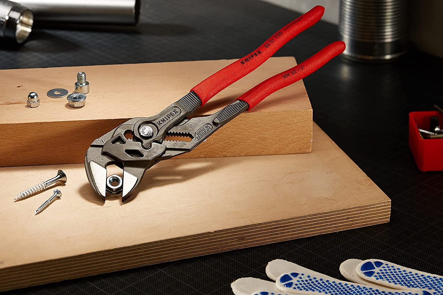 Knipex 10" Pliers Wrench - Plastic Grip
