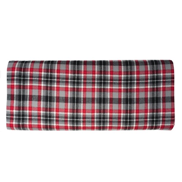 RTC Fabrics 45" 100 Cotton Plaid Apparel fabrics 8 yd By the Bolt, Red