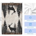 thumbnail image 5 of Forest Elk Kitchen Towels Set of 2, Rustic Nature Tree Retro Deer Silhouette Soft Microfiber Dish Towels, Absorbent Quick-Dry Washable Dishcloths for Kitchen Cleaning, Drying Dishes, 18x28 Inches, 5 of 9