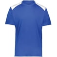 thumbnail image 2 of Holloway 223501.280.XL Momentum Team T-Shirt, Royal & White - Extra Large, 2 of 5