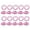 bright pink purple-50mm, variant on 10Pcs Table Number Holders Wire Table Card Holders Picture Stands Photo Sign Memos Notes Clip Holders for Weding