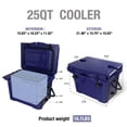 thumbnail image 4 of 25QT Portable Cooler, Insulated Hard Cooler with Bottle Opener, Cup Holder, Forming Ruler, 5-7 Day Ice Retention, Travel, Beach, Camping, Fishing, 4 of 7