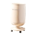 thumbnail image 3 of Cubo de basura rodante con tapa, cubo de almacenamiento, cesto para basura doméstica, de para apartamento, dormitorio, baño, cocina, sala de estar Blanco, 3 of 8