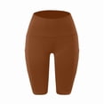 thumbnail image 4 of Biker Shorts for Women with Pockets Fitness Running Gym Shorts Workout High Waisted Shorts Slim Tummy Control Running Yoga Sports Active Pants, 4 of 5