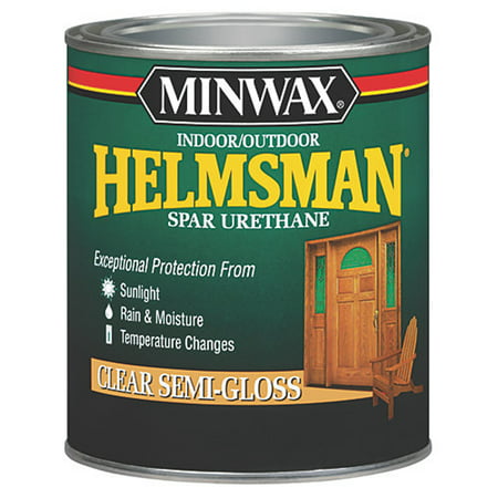 Minwax Helmsman Clear Semi-Gloss  1-Qt.
