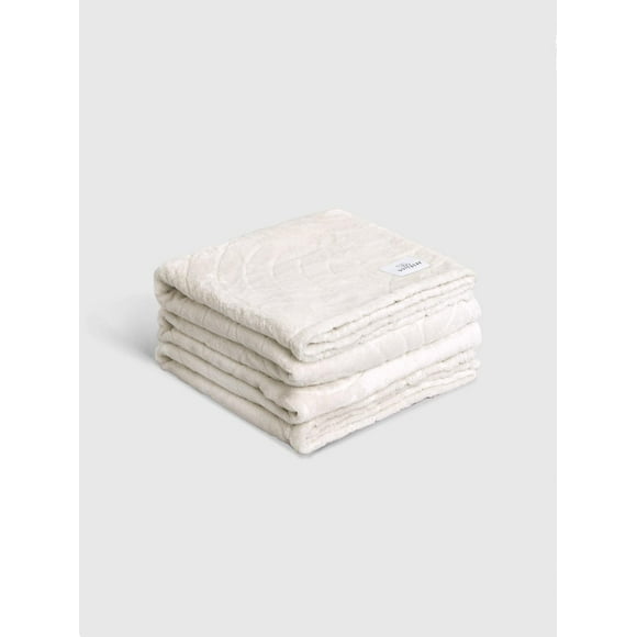 Flannel Fleece Blanket-White