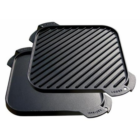 - Single Burner Cast Iron Reversible Griddle