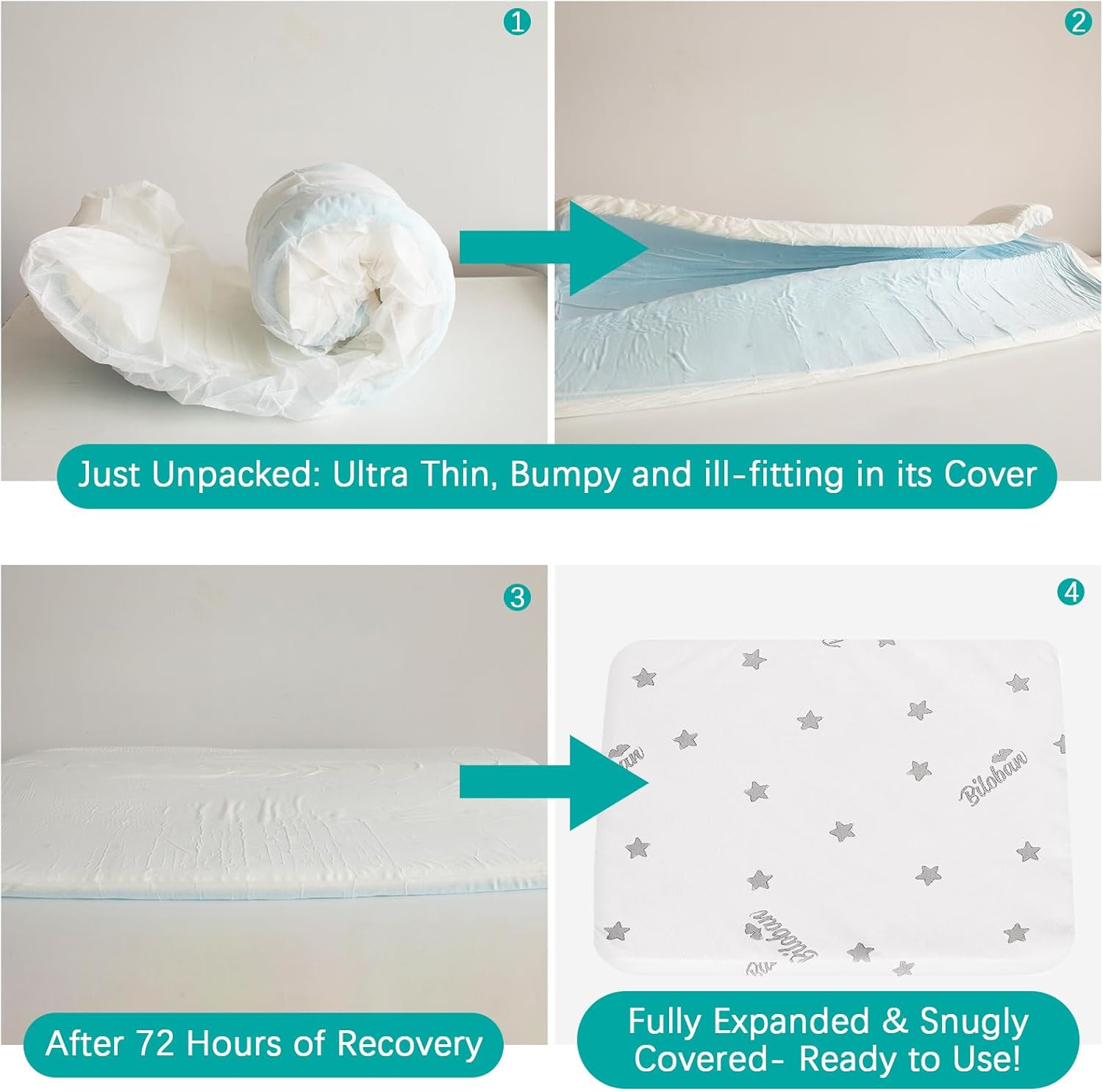 General Waterproof Dog Beds for (Large) Dogs, Washable Mat Pad, Memory Foam Dog Beds & Furniture for Small/Medium Large/XL/XXL Pet with Removable Cover (Light Grey)