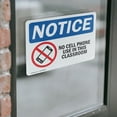 thumbnail image 4 of (2 Pack) No Cell Phone Use In This Classroom OSHA Notice Sign, 4 of 7