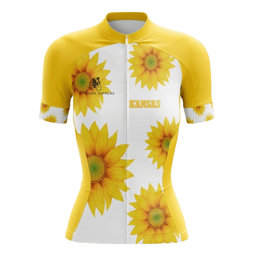 Kansas Sunflower Women's Cycling Jersey - 2XL