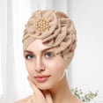 thumbnail image 6 of Mosey Women Hat Solid Color Fashionable Women Turban Hat Comfortable Decorative Head Wrap for Ladies Girls, 6 of 7