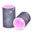 thumbnail image 7 of Yayeee Flameless Candles with Remote Flickering Battery Operated Multi Color Changing, Dark Star Map, 7 of 7