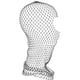 thumbnail image 2 of Black Rhinestone Face Mask for Women Elastic Mesh Design Lightweight Polyester Material One Size Fits All, 2 of 5