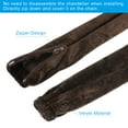 thumbnail image 5 of Uxcell 70.9 Inch Chandelier Chain Cover Chain Protective Sleeve Washable with Zipper Brown, 5 of 6