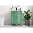 thumbnail image 3 of Elegant Kitchen and Bath 27 inch Single Bathroom vanity in vintage mint, 3 of 15