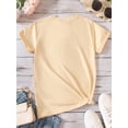 thumbnail image 3 of Coduop Toddler Kid Boy Girl Short Sleeve Letter Print T-Shirt Tops Shirts Blouse 3-12 Years, 3 of 9