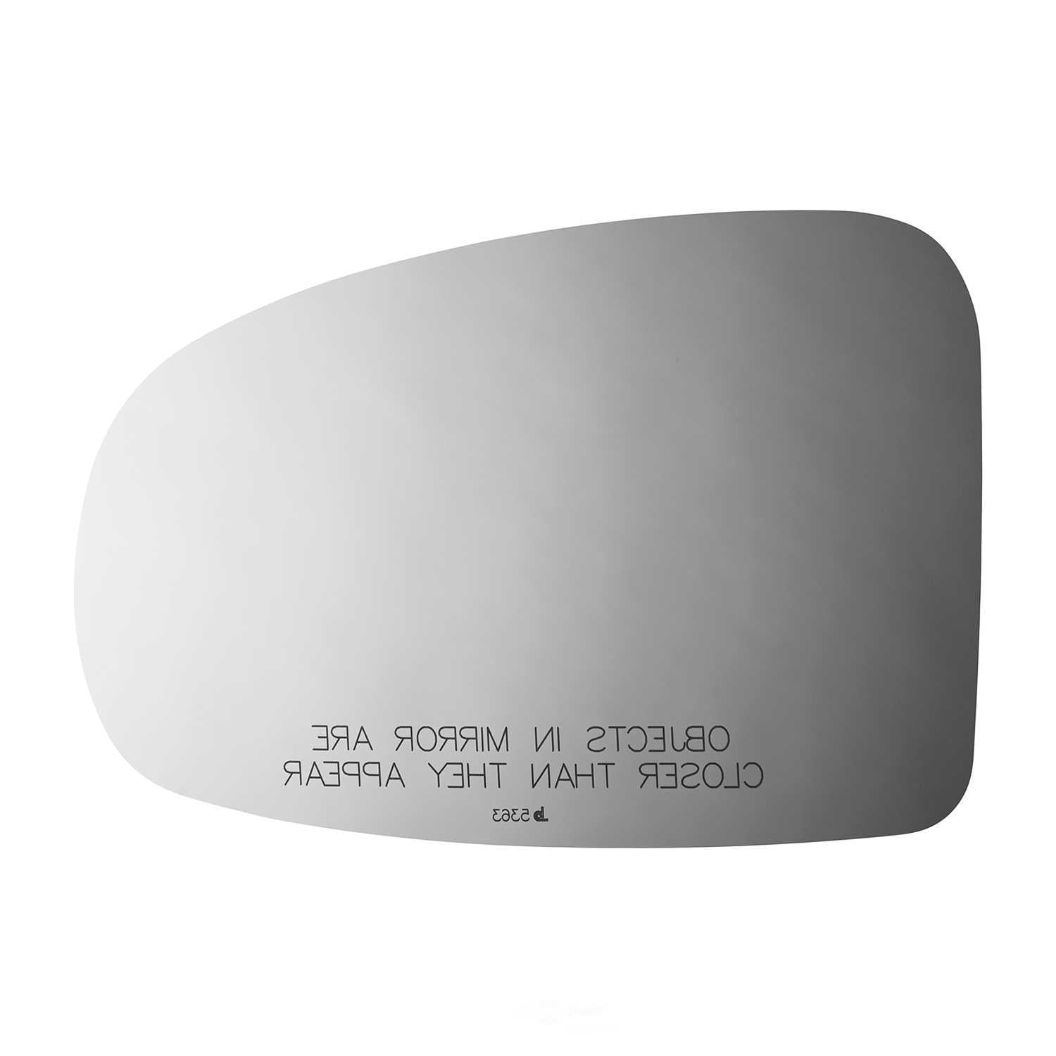 Burco Side View Mirror Replacement Glass - Clear Glass - 5363