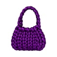 thumbnail image 4 of Kit de bolsa de hilo islandesa metálica y brillante Hilo grueso y suave para bolsas de ganchillo hechas a mano Material de punto para hacer y decorar bolsos personalizados, 4 of 9