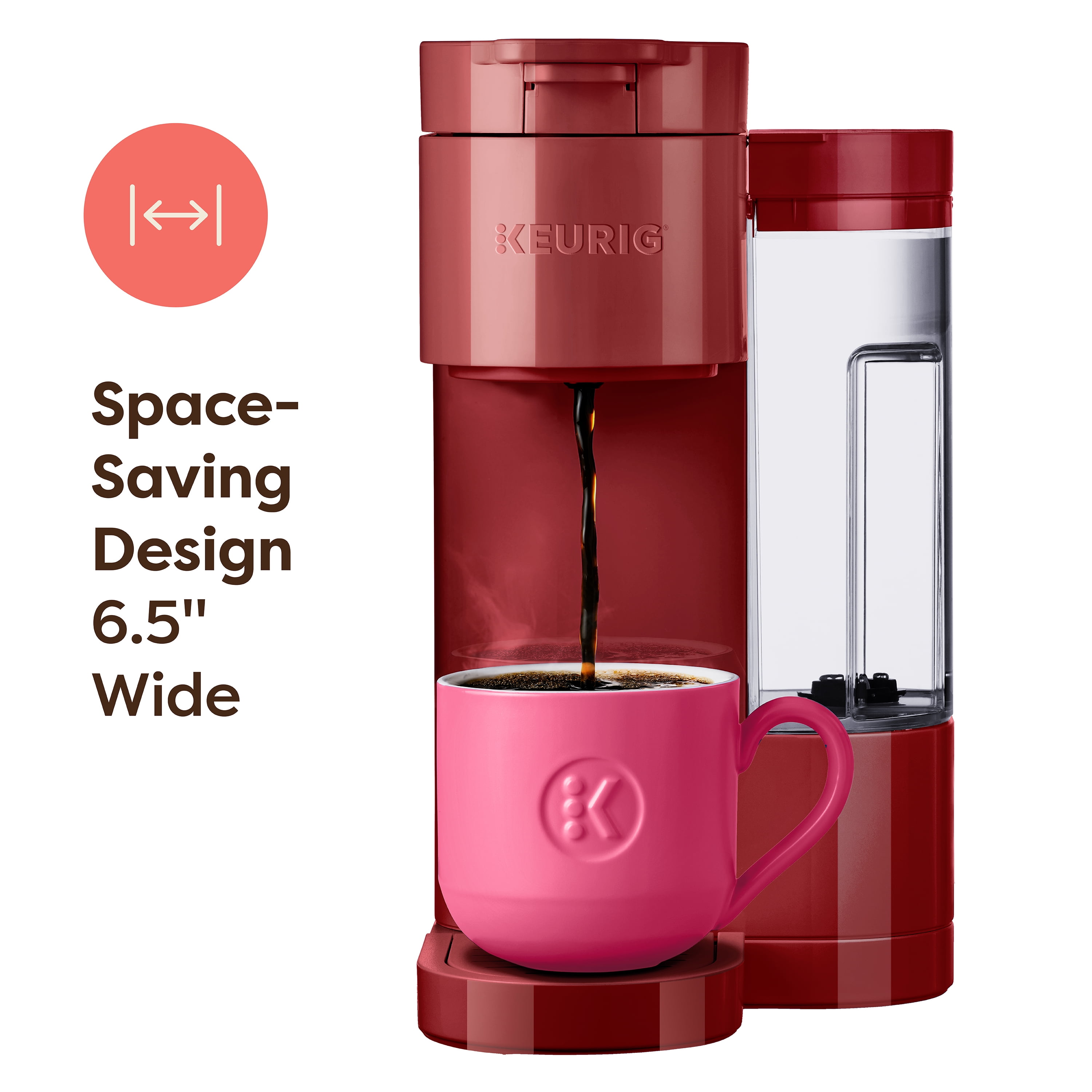 【未使用】KEURIGキューリグ コーヒーメーカー：レッド （詳細参照） カプセル式コーヒーメーカー キューリグ BS300 モーニングレッド