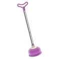 thumbnail image 4 of EeaseMX 1 pieza de desatascador de goma para inodoro, color morado, 4 of 7