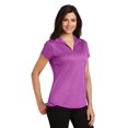 thumbnail image 4 of Port Authority Ladies Trace Heather Polo-3XL (Berry Heather), 4 of 6