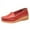 Red, variant on Sngxgn Women's Ballet Flats Comfortble Flat Shoes for Office Work Casual Dress Shoes(White,37)